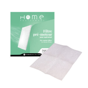 Cette photo nous montre le filtre moteur universel pour aspirateur avec son packaging