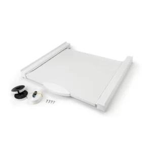Photo du Kit superposition avec tiroir pour Lave linge et Seche linge de la marque Home Equipement.