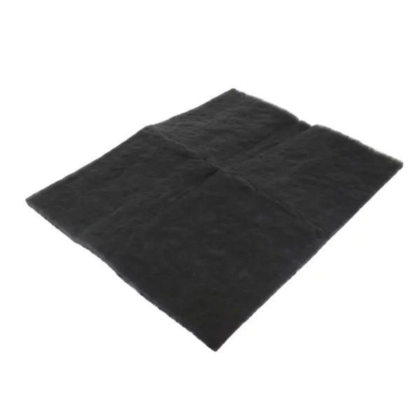 Ici, nous voyons le filtre charbon anti-odeur pour hotte de la marque Home Equipement. Il est vu dans son ensemble en 3/4 face