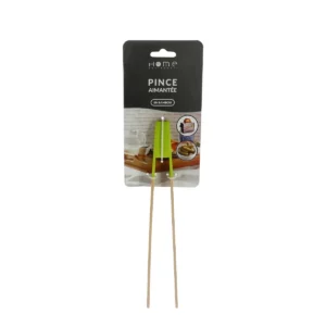 Cette photo nous montre la pince à toast aimantée de la marque Home Equipement, avec son packaging et vue de face dans son ensemble
