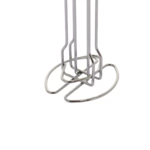 La photo nous montre le bas de la tour de rangement pour dosettes de la marque Home Equipement, en vue zoomée