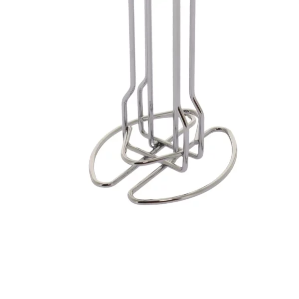 La photo nous montre le bas de la tour de rangement pour dosettes de la marque Home Equipement, en vue zoomée