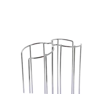 La photo nous montre le haut de la tour de rangement pour dosettes de la marque Home Equipement, en vue agrandie