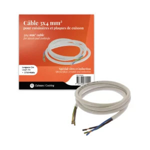 Ici, nous voyons le câble HOSVVF dans son intégralité, avec son packaging en arrière-plan