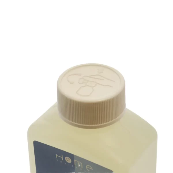Cette photo nous montre un zoom du bouchon sécurisé du détartrant dégraissant liquide 250ml pour Lave vaisselle parfum citron de la marque Home Equipement et de référence A95555
