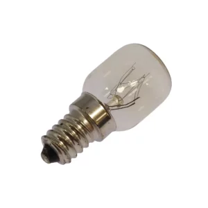 Cette photo montre l'ampoule E14 T25 de 15W pour four vue de 3/4 dans son ensemble - Référence A95148/1