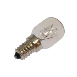Cette photo montre l'ampoule E14 de 25W pour four vue de 3/4 dans son ensemble - Référence A90947