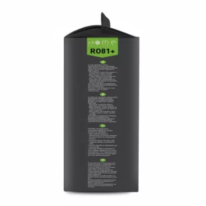 Lot de sacs aspirateur HERO81+ avec système de filtration multicouche et fermeture hygiénique pour éviter le rejet de poussière. La photo montre le côté droit de la boîte.