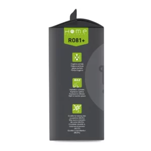 Lot de sacs aspirateur HERO81+ avec système de filtration multicouche et fermeture hygiénique pour éviter le rejet de poussière. La photo montre le côté gauche de la boîte.