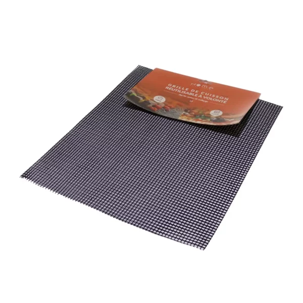 Cette photo présente les grilles de cuisson réutilisables de la marque Home Equipement et leur packaging