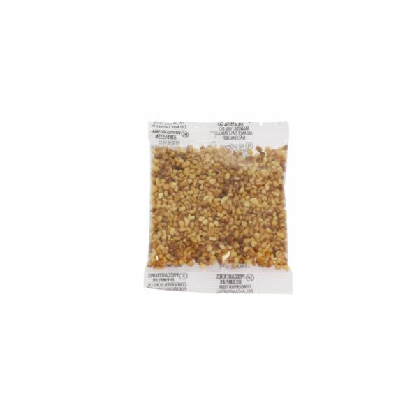 Cette photo montre un sachet de granulés parfumés au citron pour aspirateur, de la marque Home Equipement, en vue de face.
